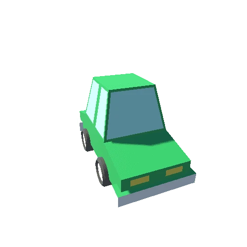 basic car green